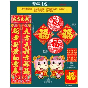 对联2021年过年春节新年礼包一（随机款）2.7号后下单不发货，2.20后统一发货