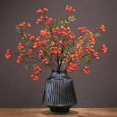 欧式花艺摆设美式摆件浆果-套装1中号+桔黄色秋实果（2.7号后下单不发货，2.20后统一发货）